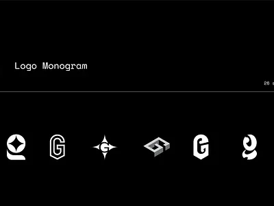 G logo monogram branding design g g logo graphic design identity letter g lettermark logo logo design logo designer minimal monogram star typeface visual identity wordmark