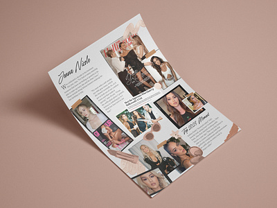 Makeup Artist Flyer Design beauty brochure brochure design cosmetics creative agency design agency design inspiration digital design flyer graphic design makeup makeup artist print print design visual design