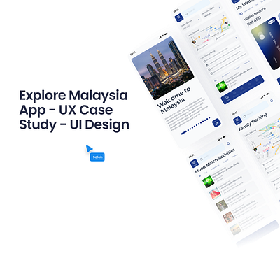 Explore Malaysia App UX Case Study - UI Design hcd high fi low fi mobile design ui uiux design ux case study