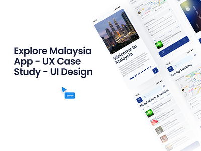 Explore Malaysia App UX Case Study - UI Design hcd high fi low fi mobile design ui uiux design ux case study