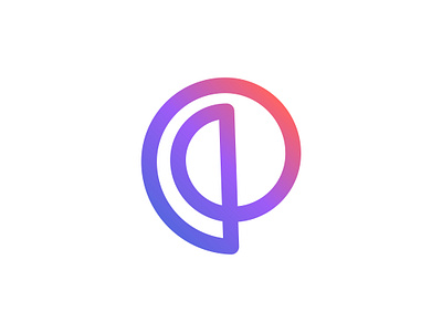 P + D Spiral Logo | Modern Symbol of Progress and Innovation abstract icon circular logo colorful gradient creative branding d logo gradient logo innovative design logo concept minimalist logo modern logo design p logo progressive logo spiral logo startup branding tech logo