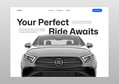 Car Renting Landing Page car renting figma landing page renting website ui design ui ux design web design