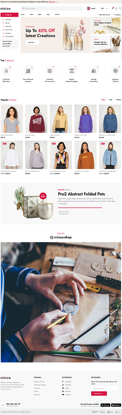 Ecommerce Store Website Design 3d aiwebsite animation cryprowebsite ecommercewesbite getyourwebsite graphic design minimaldesign ui websitedesign