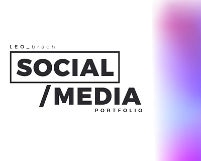 Social Media Portfolio animation graphic design social media design socialmedia video edit