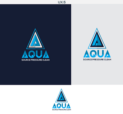 AQUA LOGO graphic design logo