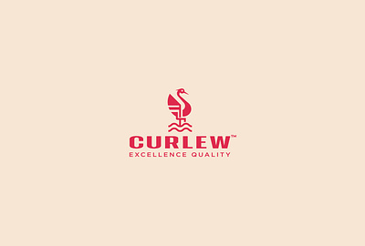 Logo & Brand Guidelines Design for CURLEW animal animal logo bird bird logo brand designer brand identity branding brandmark custom logo design custom mark heron heron logo identity identity designer idientity design logo logo design logo designer mark visual identity