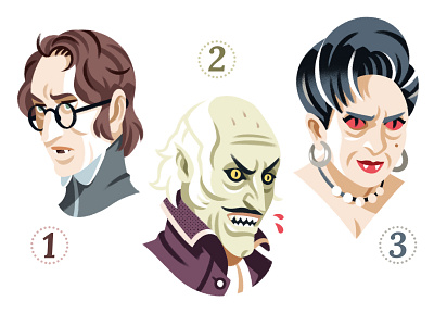 Vampires! character halloween illustration vampire