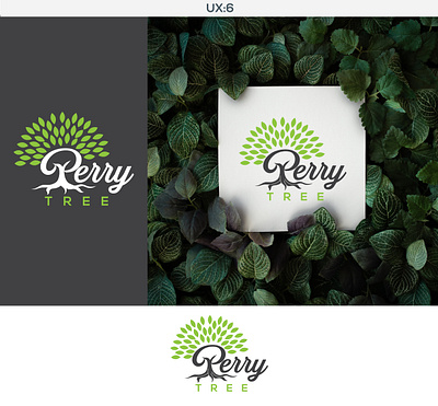 perry tree graphic design logo