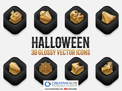 Halloween 3D Glossy Vector Icons 3d 3d icons design free icons free vectors glossy icons graphic design halloween halloween designs halloween graphics halloween icons halloween vector icons illustration vector vector icons