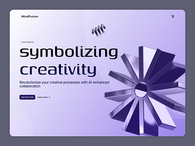 MindFusion AI Website design modern ui uiux ux website
