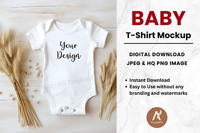 Baby T-Shirt Mockup Design - 2 baby mock up baby tshirt mockup christmas tshirt up kid mockup kids mockups baby mockup mockup bundle mockup kids