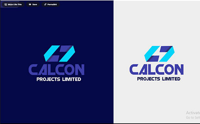 Calcon project limited graphic design logo