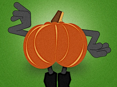 parteeee pupakin - makin' shapes doodle illustration noise parteee party pumpkin pupa pupakin shunte88 vector