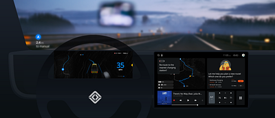 Rivian HMI Concept Design ai ev hmi ui ux