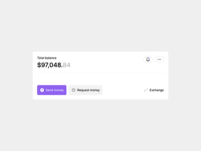 Account balance account balance banking business component figma finance light mode modal number product design receive money request money send money ui ux web design