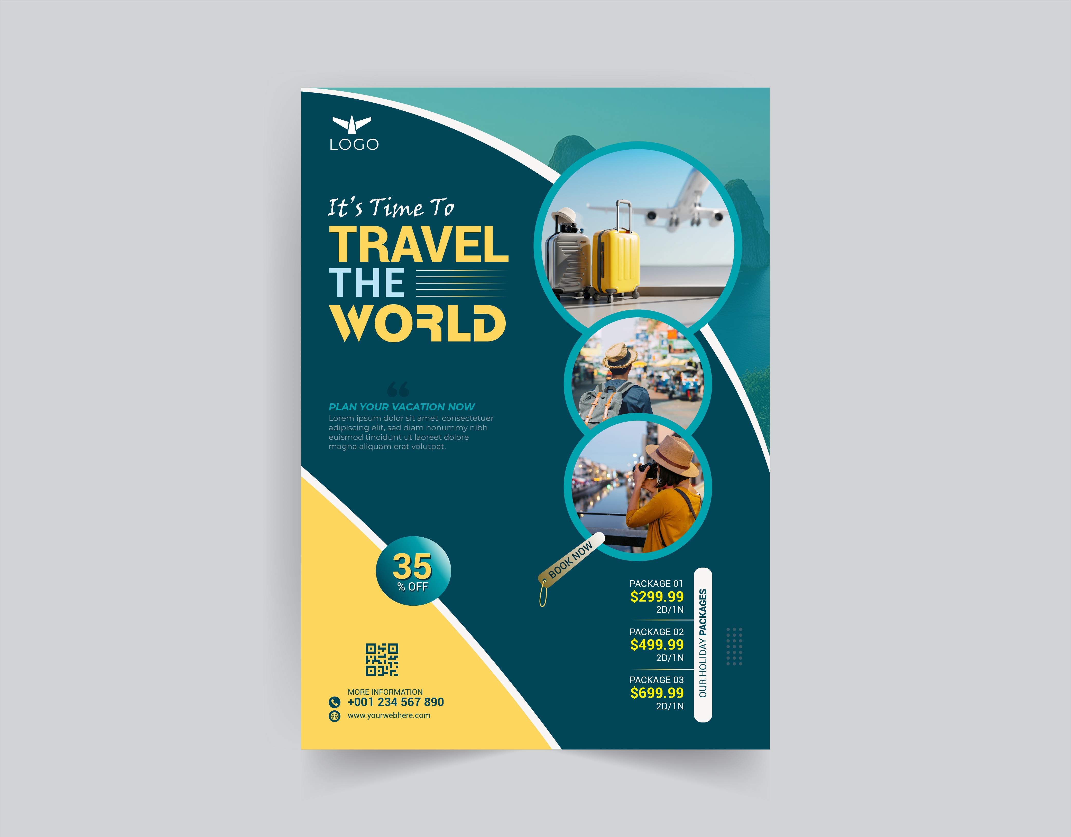 Example of Flyer, Dl Flyer, Poster, Leaflet Design