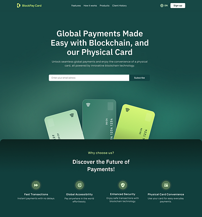 BlockPay Card: Revolutionizing Payments with Blockchain blockchain card design digital wallet fintech innovation mobile app payment solutions ui uiux design user experience