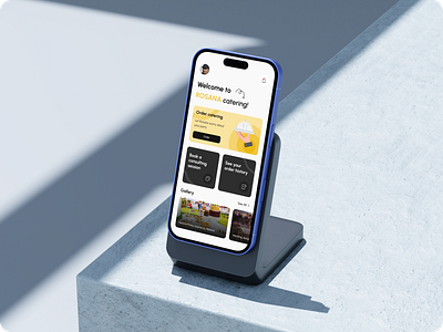 Rosana catering application catering catering app dribbble food food delivery uidesign uiux uxdesign