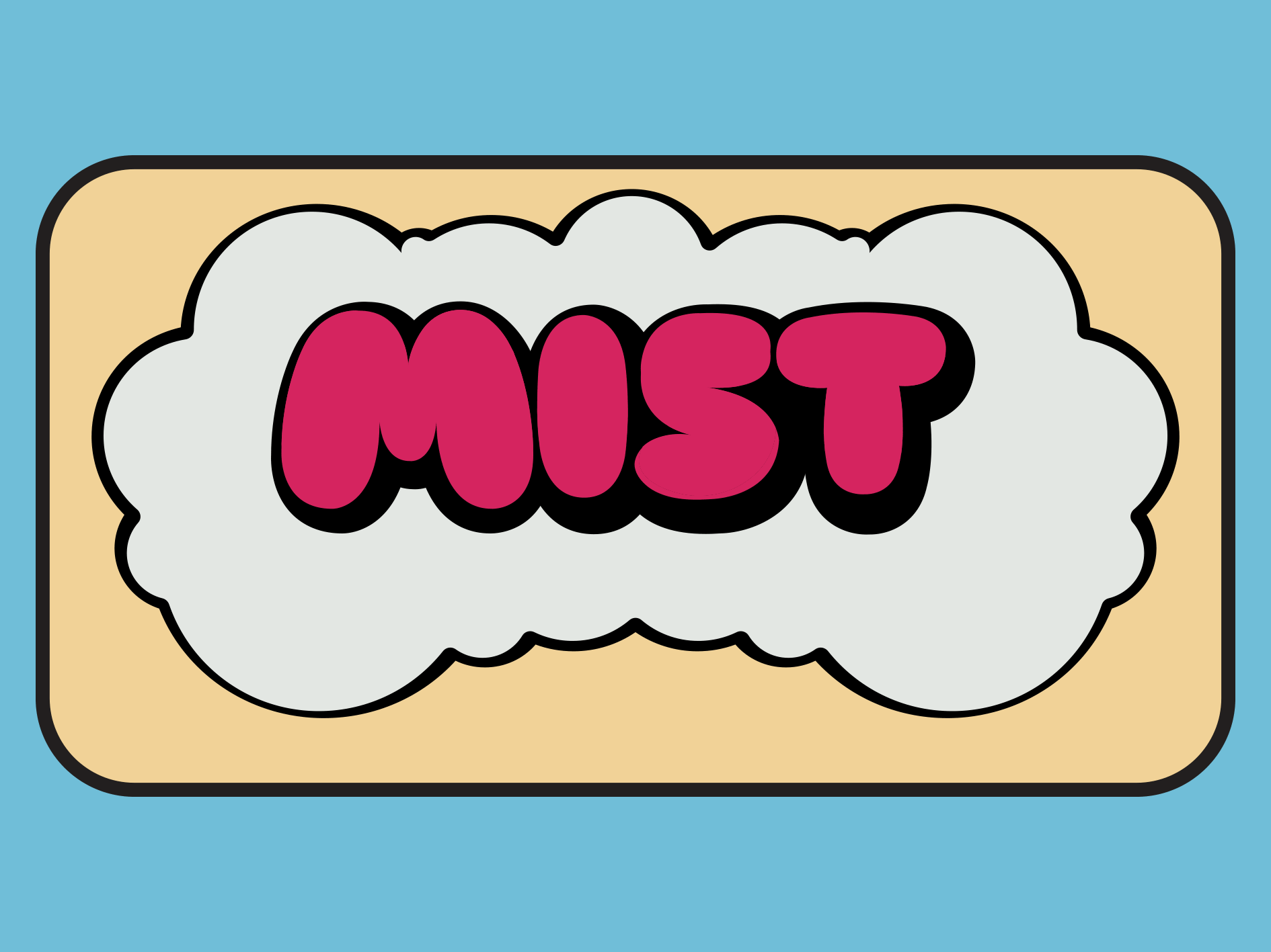 MIST | LOGO DESIGN branding cartoonish logo logo design retro vibrant