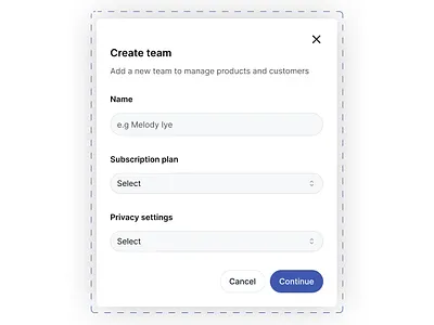 Card design organization team ui
