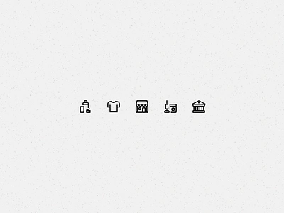 Consumerism appliances bank branding clothing electronics icon icon design icons illustration line logo outline pixel products shop shopping store tshirt ui vector