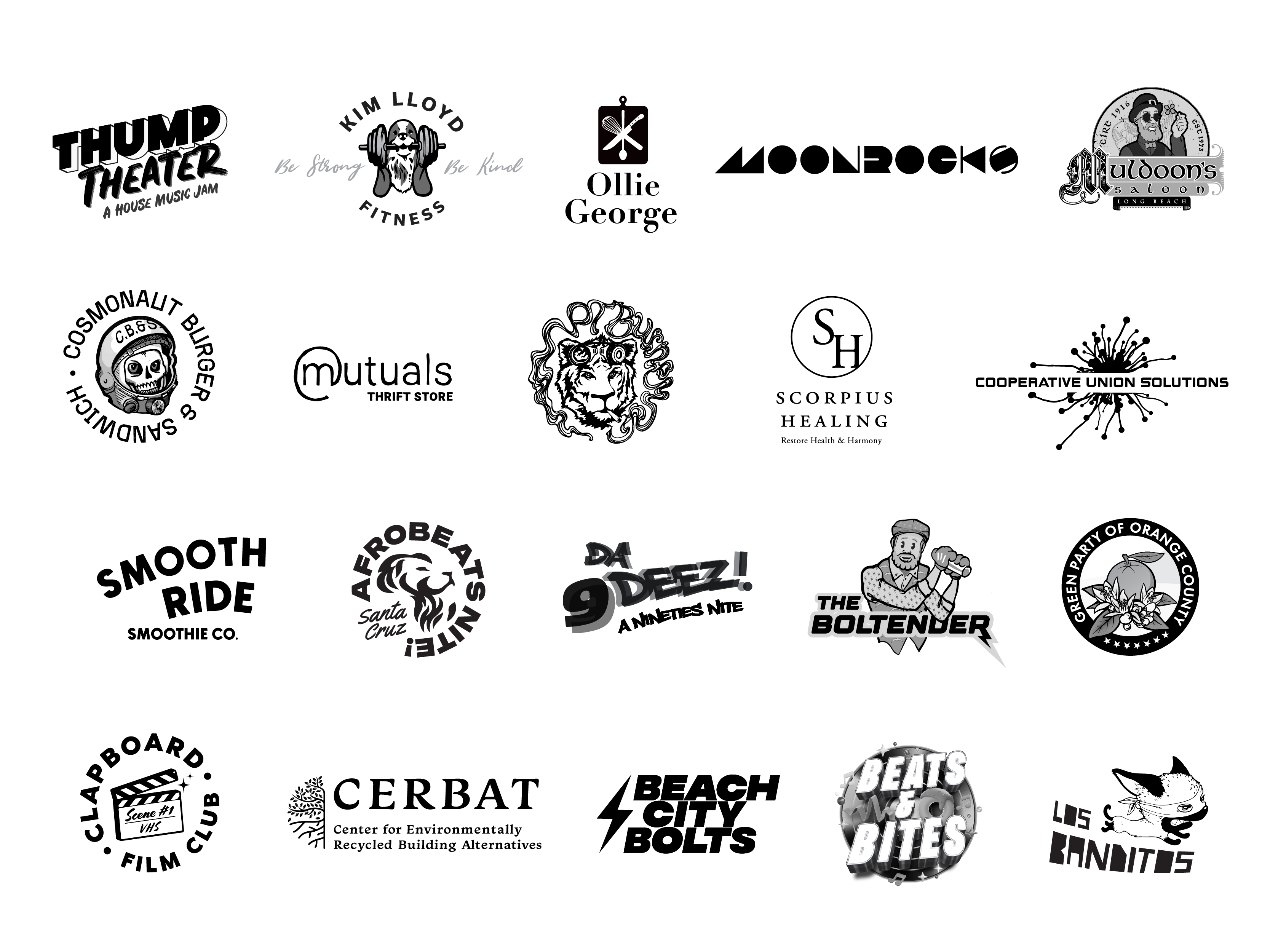 Logo Compilation 2 of 3 adobe illustrator brand brand identity branding creative creative direction design graphic design illustration logo logo design vector