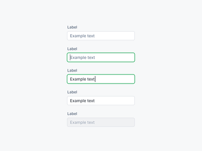 Forest Admin Design System Input Fields design system designsystem ds field fields input input fields inputs saas ui ui design uidesign ux ux design uxdesign web design webdesign