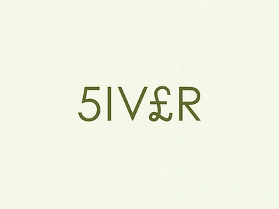 Fiver | Typographical Poster font graphics letters money poster sans serif simple text typography word