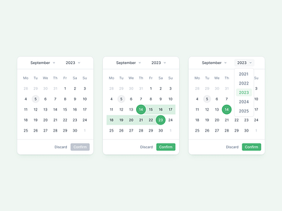 Forest Admin Datepicker Interactions date date range datepicker design system designsystem interaction interaction design interactions platform range range picker saas ui ux