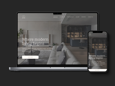 Web Design | Real Estate | MODERA apartment apartments design designer landing real estate ui ux uxui web website