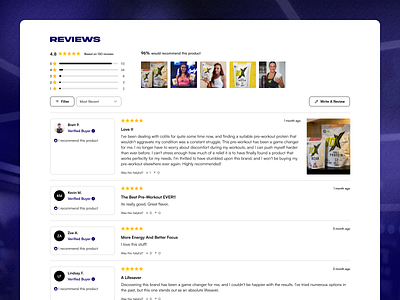 E-commerce - Product Reviews and Ratings ecommerce marketplace online shop photo reviews product product page product reviews ratings reviews shop shopping social proof store testimonial ui ui design ux web web design