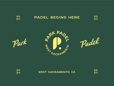 Park Padel: Merchandise apparel badge design badge logo branding design graphic design logo logo design merch merchandise minimal minimalist sport t shirt tee typography