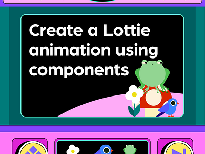 LottieFiles for Figma - Components animation art direction branding component design figma graphic design illustration logo lottie lottie animation prototype ui ux vector