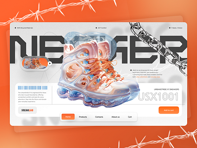 SneakLab - ecommerce Website e commerce sneaker ui website