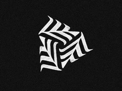 Trojice a Tvar ✦ Logo Concept 03 3 christian content divine form geometric geometry holy illustration leaf logo logodesign logotype shape spirit three triangle trinity trojice tvar