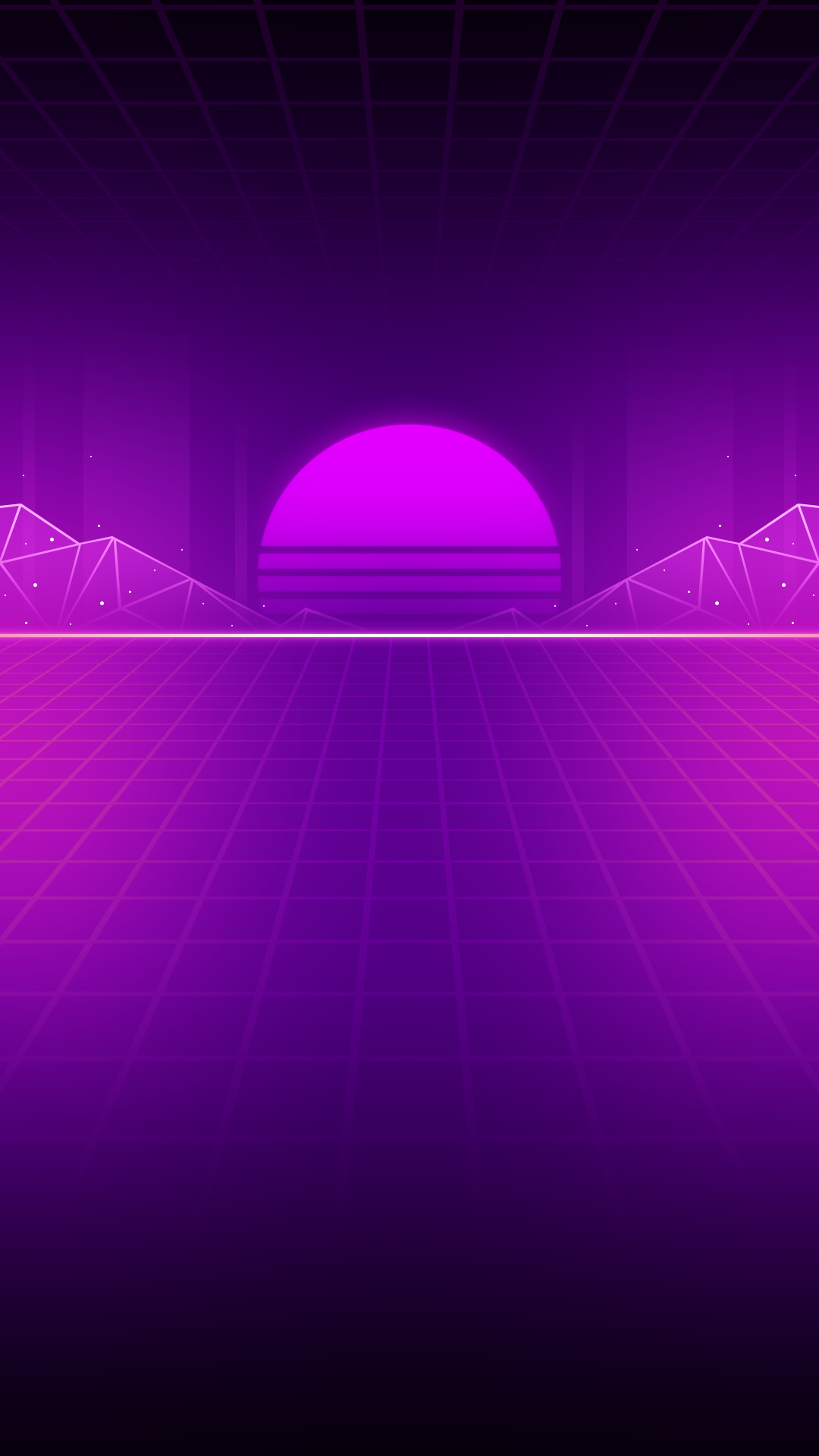 Piano Classic Tiles: Retro Background background drawing game game background illustration landscape magic tiles mountain music game music tiles neon neon retro piano game piano tiles retro sun