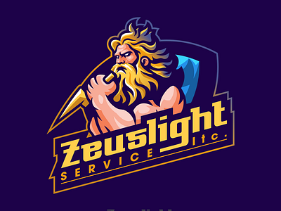 Zeus Electric logo branding design graphic design identity illustration logo mark tshirt vector