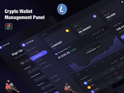 Crypto dashboard analytics banking dashboard bitcoin chart crypto crypto dashboard crypto design crypto swap crypto wallet cryptocurrency darkmode dashboard ethereum financial investment app neon platform trade trading ui ux