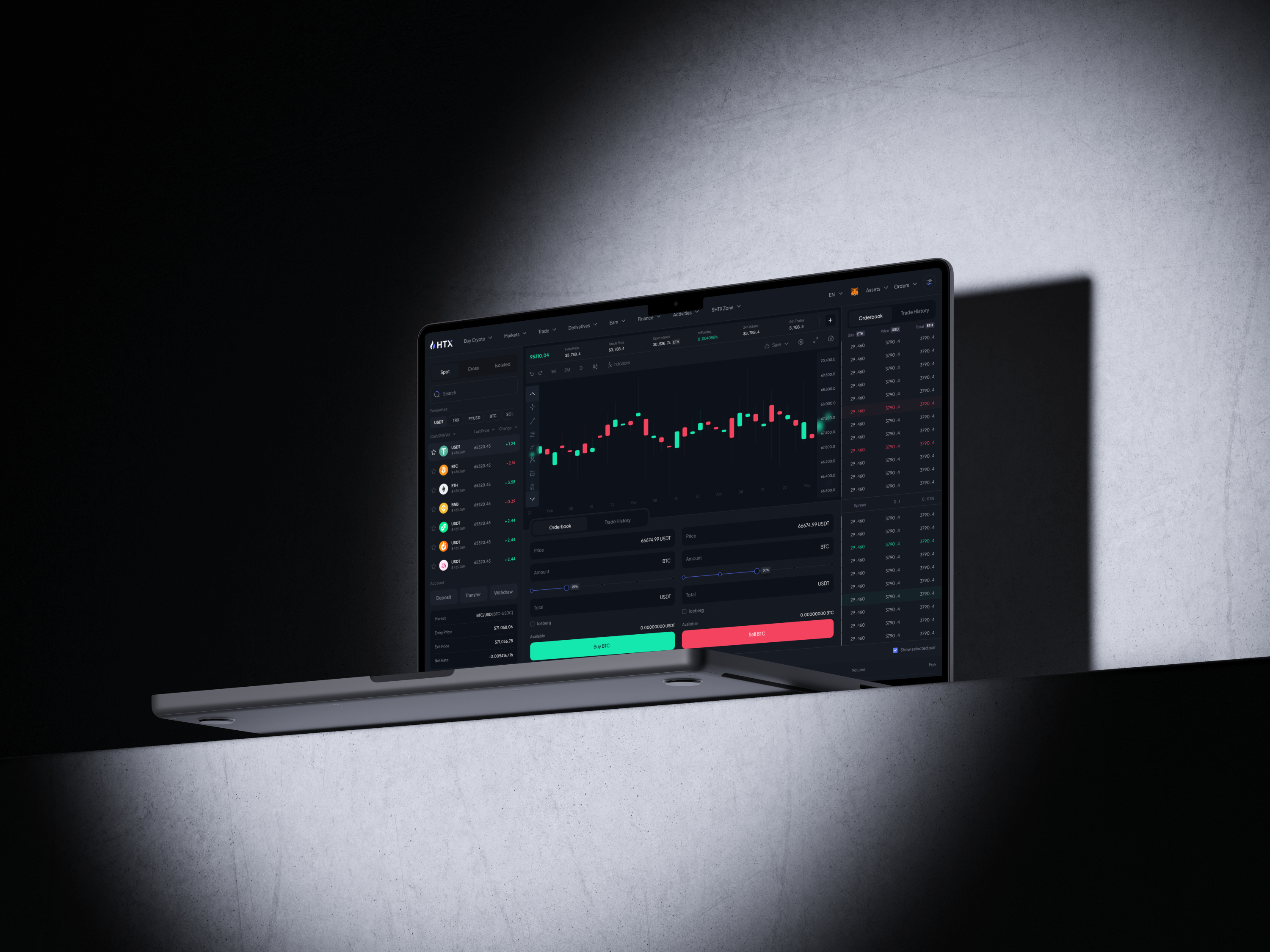 Example of Crypto Dashboard
