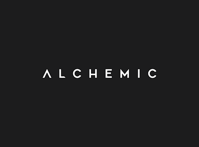 Alchemic – We create digital humans branding creative direction design direction identity logo type typography visual design