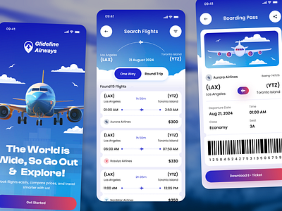 Flight Booking App Design with Advanced Future airlines app design app development booking app branding flight flight booking app graphic design illustration ios app minimal mobile app online booking ticket ticket app travel trip booking ui design ux design