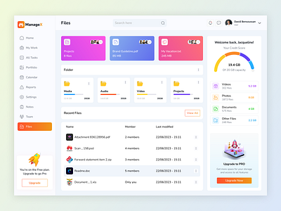 Service management cleandesign cloud collaboration dashboard designsystem documents files filesharing interface management media minimal organization productivity projectfiles saas storage ui ux webapp