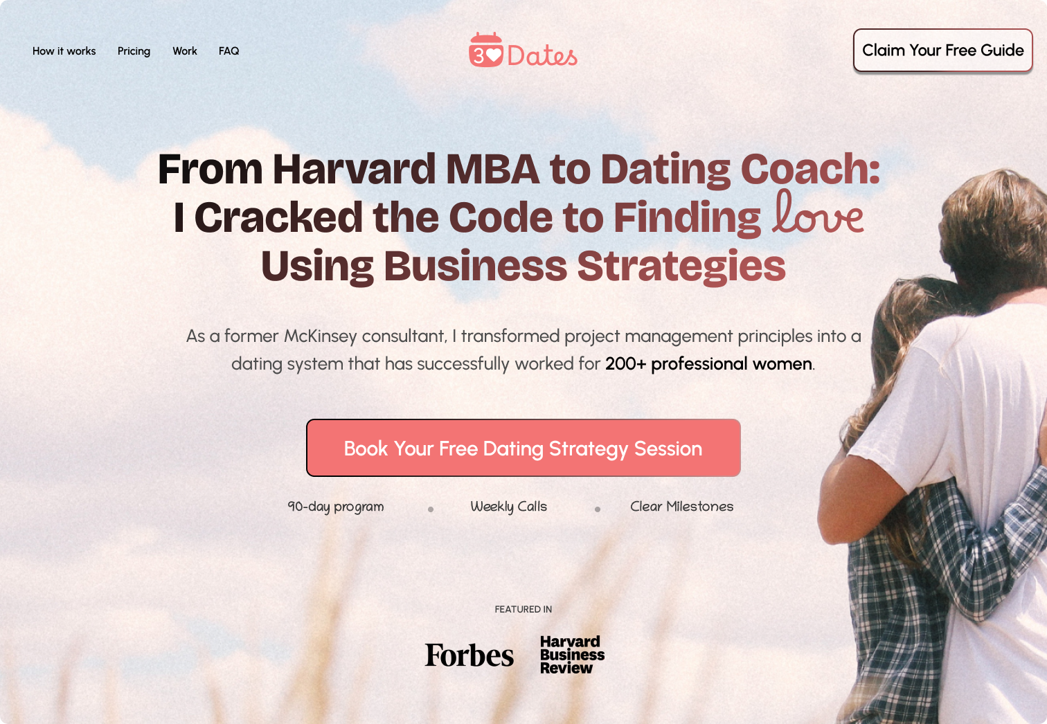 Example of Modern Conversion Focused Landing Page