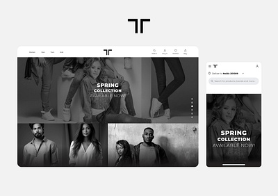 Mockup for a Luxury Apparel Brand branding graphic design ui user experience user interface