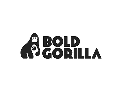 Gorilla logo ape brand branding design elegant family gorilla graphic design illustration logo logo design logo designer logodesign logodesigner logotype mark modern monkey negative space negativespace