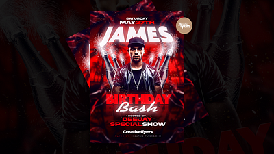 Birthday Flyer Template photoshop flyer