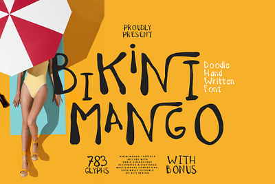 Bikini Mango Font blackletter design font fonts letteing typeface