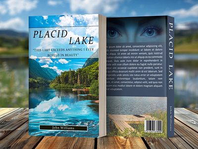 Placid Lake book book art book cover book cover art book cover design book cover designer book cover mockup book design book design cover ebook cover epic epic book epic book covers epic bookcovers epic covers hardcover natural book cover paperback placid lake