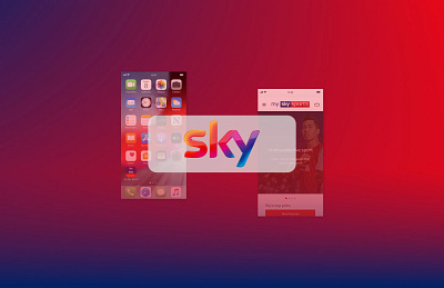 My Sky for Business branding figma ui