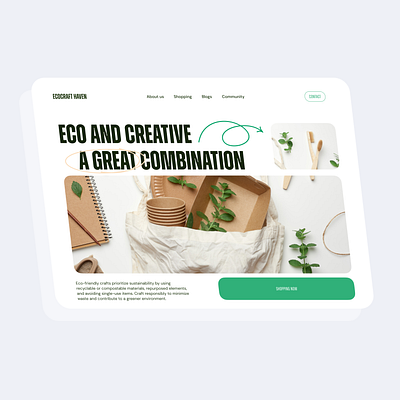 Ecodraft Haven branding design ui ux